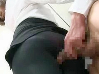 Steamy affair with kinky milf in skintight pantyhose gets exposed in Tokyo's Nippon locker room