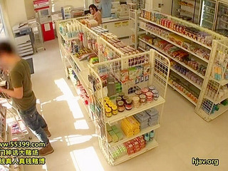 Nippon Pornstar Aimi Yoshikawa's Big Tits Seduce Customers at Store, Guaranteed XXX Fuck Session!