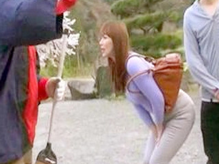 Fucking a Busty Milf Leads to a Huge Trouble in JAV Porn