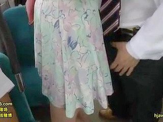 Nippon Teen Momose's Public Transport Gangbang Mayhem.