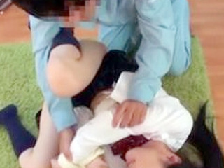 Busty Nippon Teen Fucked by Insane Cable Guy in Rough XXX Session